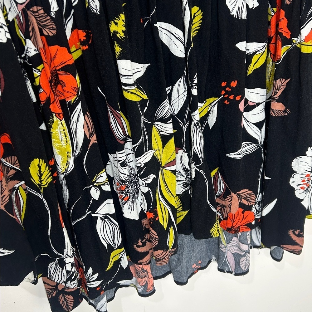 FREE PEOPLE Bella Floral Mini Tunic Dress Size XS - Picture 8 of 15